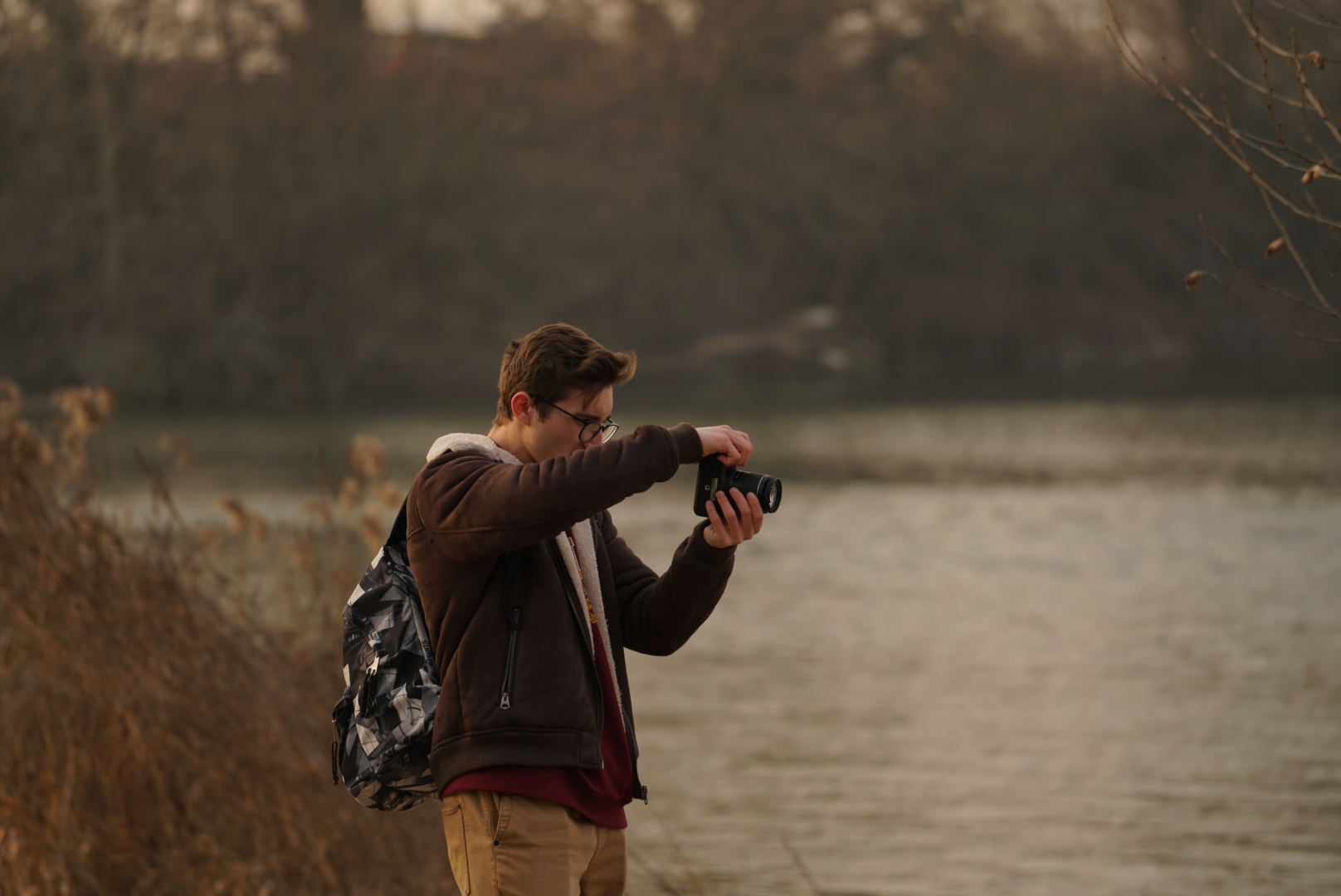Ritratto di Mattia Buoli fotografo